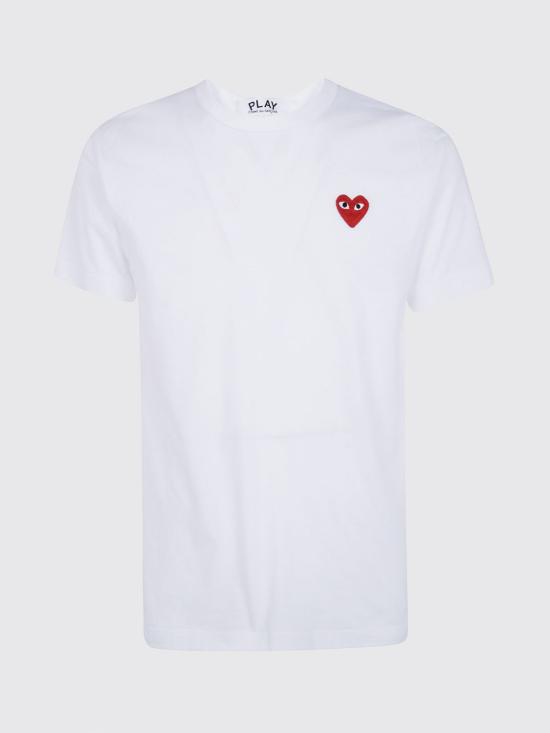 26FW 꼼데가르송 반팔 티셔츠 AXT108 2 White - COMME DES GARCONS