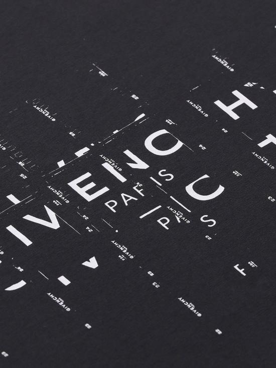 26FW 지방시 반팔 티셔츠 BM71NK3YU9001 001 Black - GIVENCHY