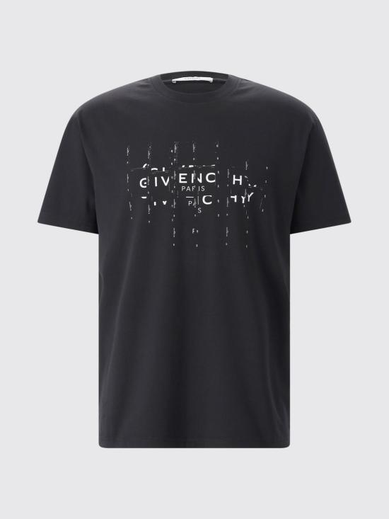 26FW 지방시 반팔 티셔츠 BM71NK3YU9001 001 Black - GIVENCHY