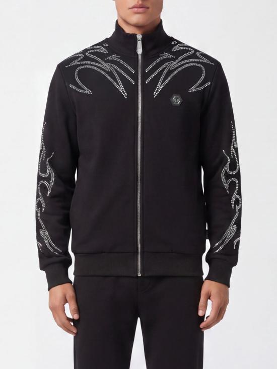 26FW 필립 플레인 긴팔 티셔츠 AAECMJB3881PTE003N 02 Black