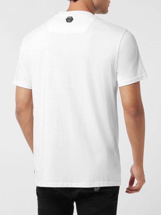 26FW 필립 플레인 반팔 티셔츠 AAECMTK8735PJY002N 01 White - PHILIPP PLEIN