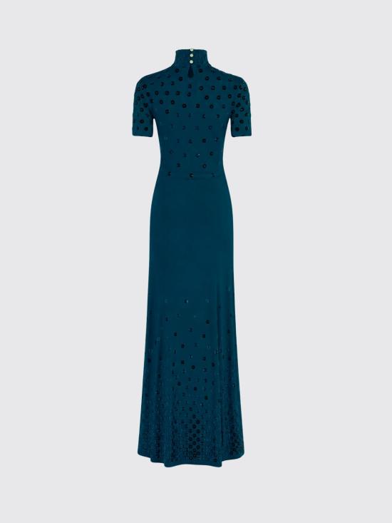 26FW 파코라반 롱 원피스 26AJRO340VI0628 P355 Blue - PACO RABANNE