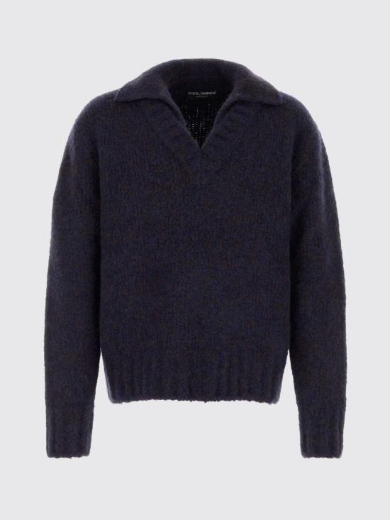 26FW 돌체앤가바나 스웨터 GXY76TJGMK4 S8287 Gnawed Blue - DOLCE & GABBANA
