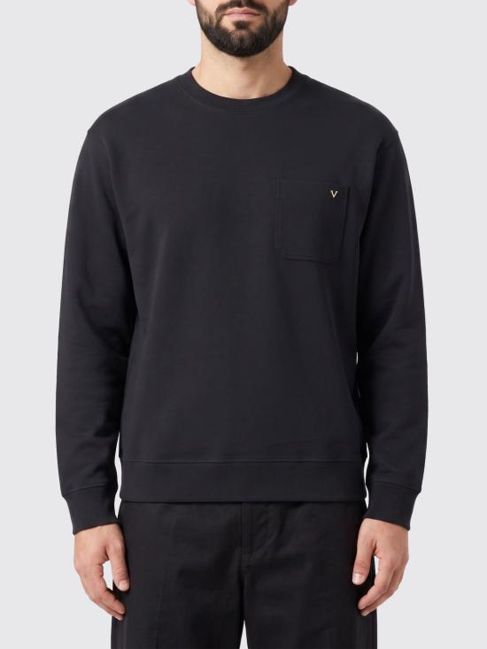 26FW 발렌티노 가라바니 긴팔 티셔츠 VMF28RBHH 0NO Black