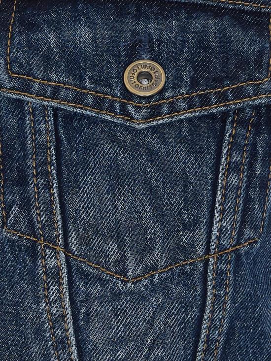 26FW 리우조 탑 UF6502D0398 79158 Blue - LIU JO