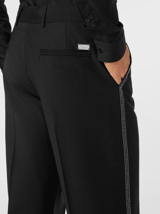 26FW 필립 플레인 팬츠 AAECMRT1622PTE022N 02 Black - PHILIPP PLEIN