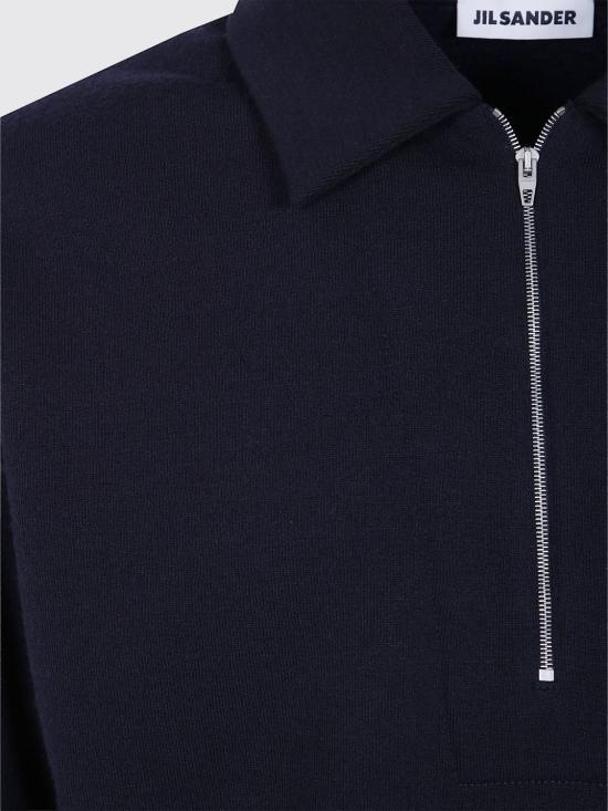 26FW 질샌더 긴팔 티셔츠 J22GU0164J20390 403 Blue - JIL SANDER
