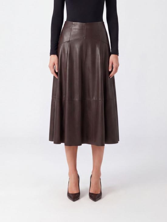 26FW 리우조 스커트 CF6066E0624 X0807 Brown