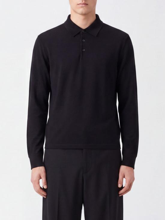 26FW 더로우 폴로 티셔츠 R000244K798 BLK Black