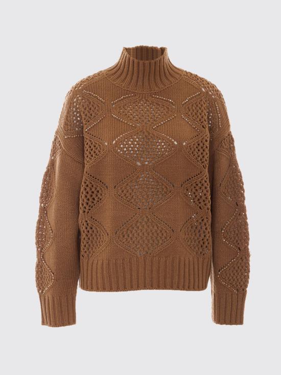 26FW 리우조 스웨터 WF6287MA37R 81020 Brown - LIU JO