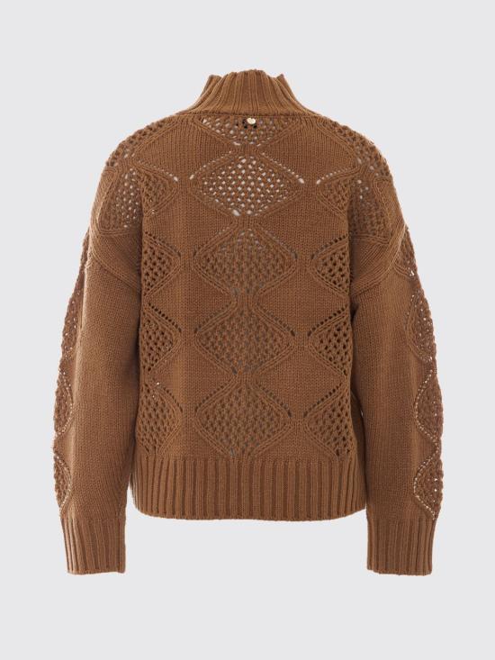 26FW 리우조 스웨터 WF6287MA37R 81020 Brown - LIU JO