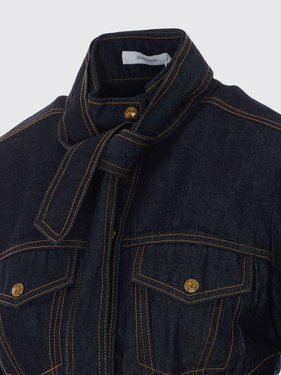 26FW 짐머만 셔츠 9487TF26R ONXB Blue - ZIMMERMANN