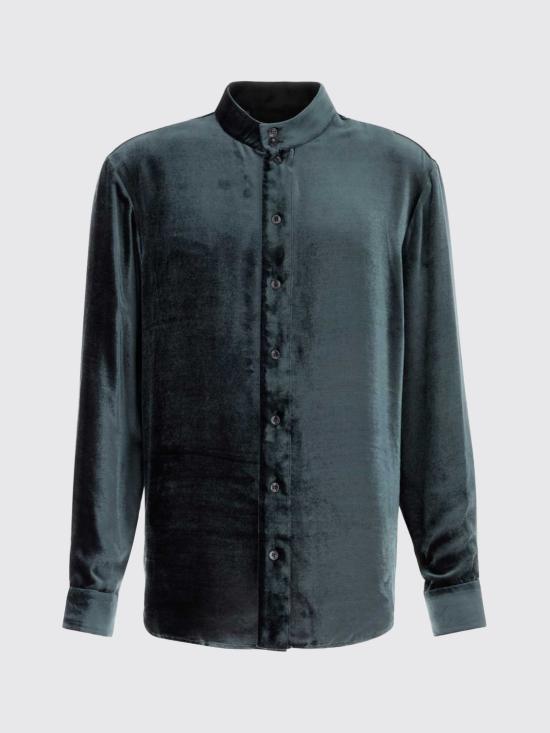 26FW 조르지오 아르마니 셔츠 GM004496TE23533 M9231 Teal - GIORGIO ARMANI