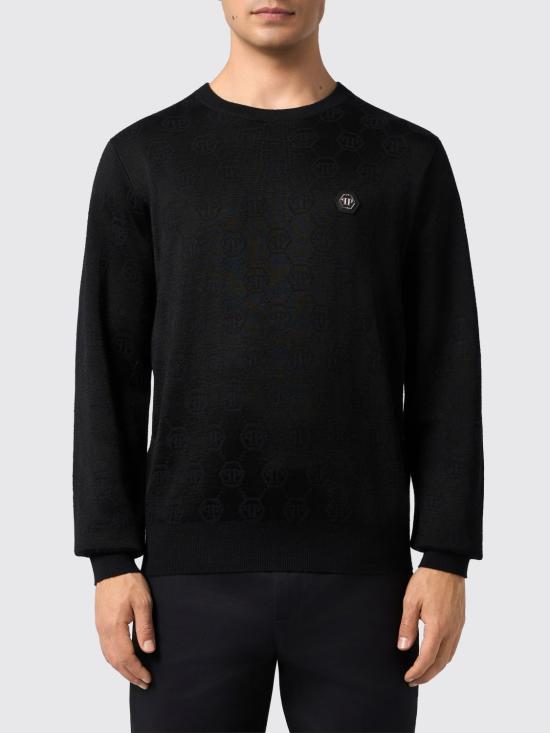 26FW 필립 플레인 스웨터 FAFCMKO1609PKN002N 02 Black