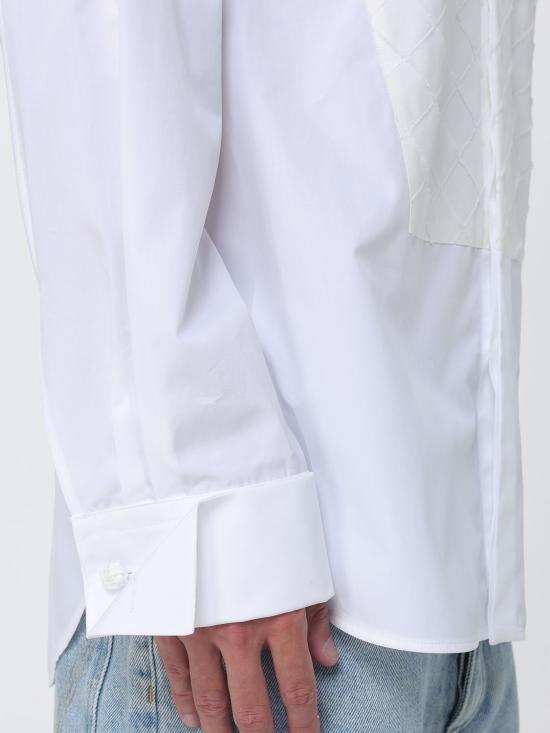26FW 보테가베네타 셔츠 871219V6CV0 9000 White - BOTTEGA VENETA