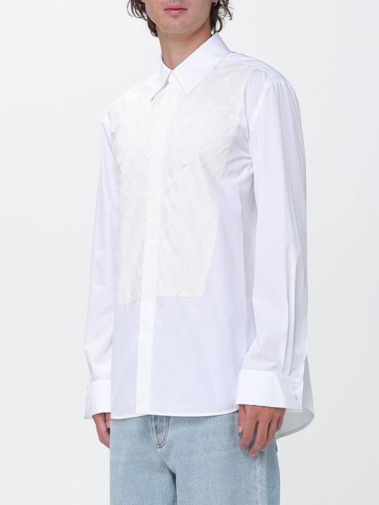 26FW 보테가베네타 셔츠 871219V6CV0 9000 White - BOTTEGA VENETA