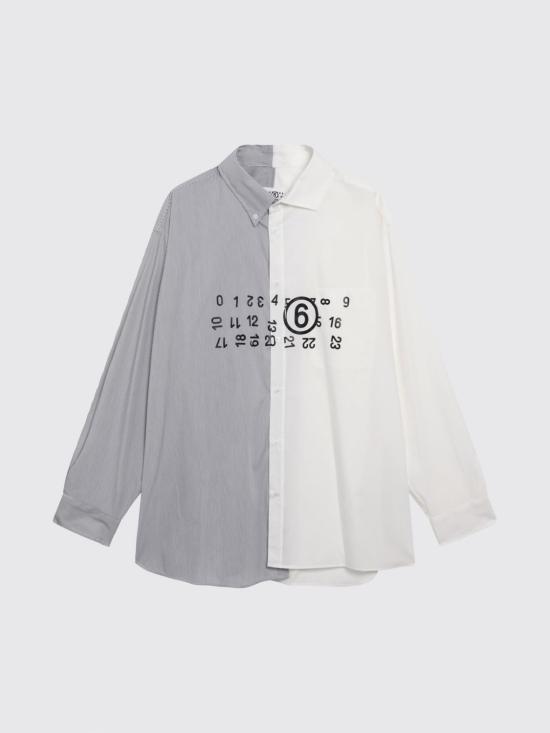 26FW MM6 메종마르지엘라 셔츠 SH0DT0057MTN183 961 White - MM6 MAISON MARGIELA