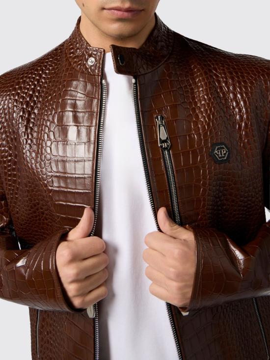 26FW 필립 플레인 자켓 SAFCMLB2035PLE010N 04 Brown - PHILIPP PLEIN