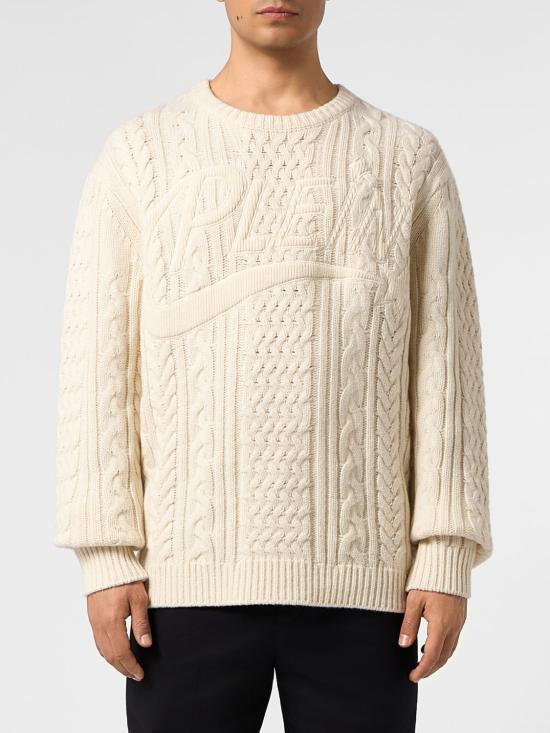 26FW 필립 플레인 스웨터 FAFCMKO1614PKN002N 01OF White