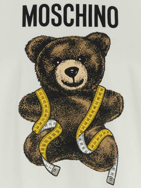 26FW 모스키노 반팔 티셔츠 07105241 1001 White - MOSCHINO
