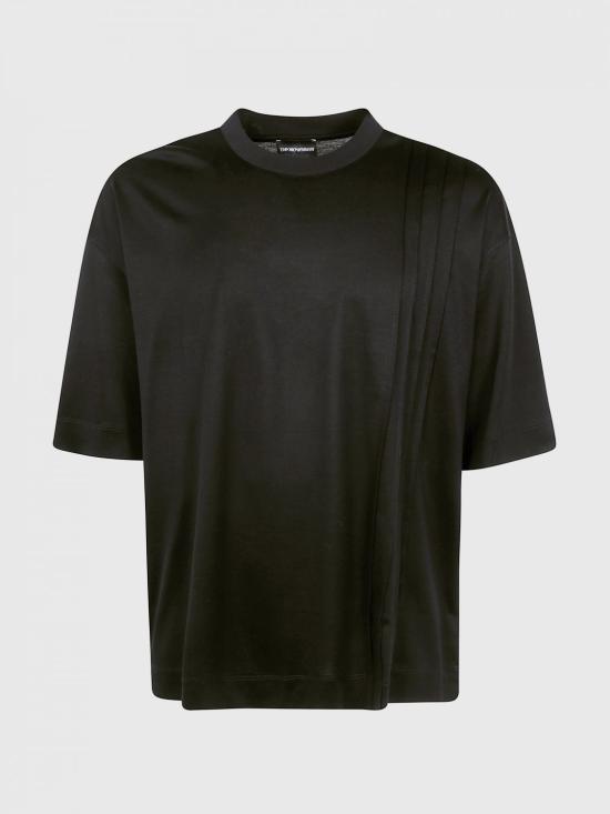 26FW 엠포리오 아르마니 반팔 티셔츠 EM006818AF10761 UC001 Black - EMPORIO ARMANI