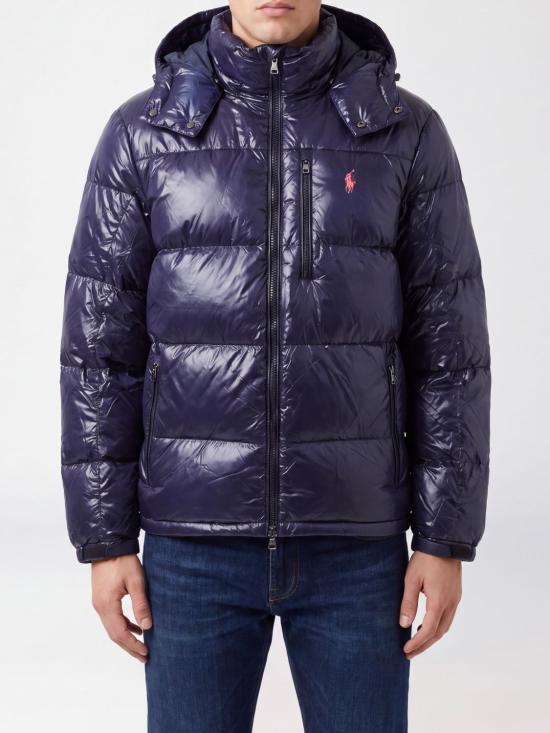 26FW 폴로 랄프로렌 고햄 글로시 다운 자켓 710968281 001 Black