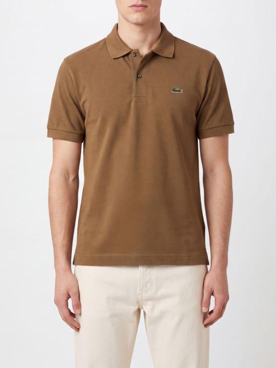 26FW 라코스테 클래식 핏 피케 폴로 셔츠 L1212 SIX Brown