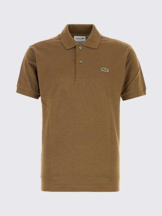 26FW 라코스테 클래식 핏 피케 폴로 셔츠 L1212 SIX Brown - LACOSTE