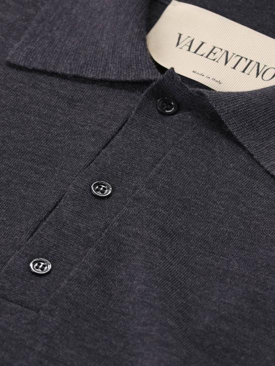 26FW 발렌티노 가라바니 폴로 티셔츠 VKP04UBH9 081 Grey - VALENTINO GARAVANI