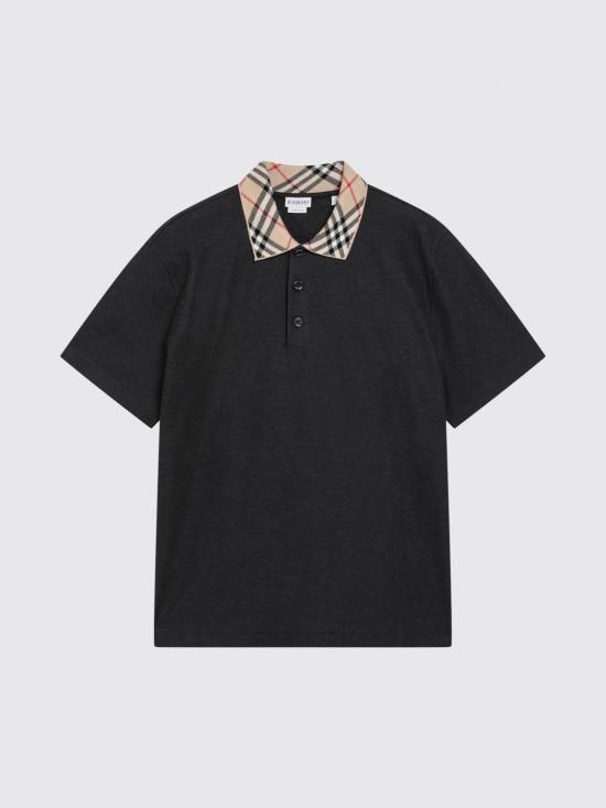 26FW 버버리 폴로 티셔츠 8133201 Black - BURBERRY