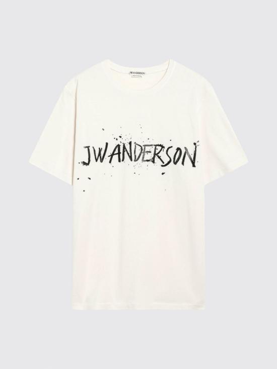 26FW JW앤더슨 반팔 티셔츠 JT0307PG1936 241 Beige - JW ANDERSON