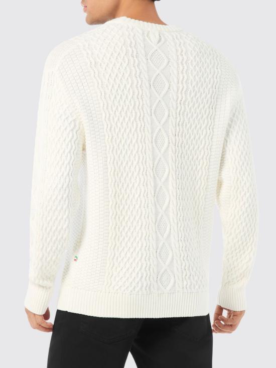 26FW 빌리어네어 스웨터 OAECMKO1483BTE004N 01OF White - BILLIONAIRE
