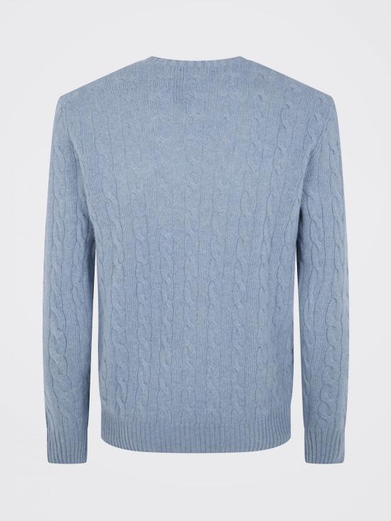 26FW 폴로 랄프로렌 케이블 니트 스웨터 710876762 506 Turquoise - POLO RALPH LAUREN
