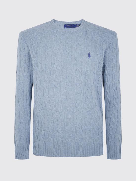 26FW 폴로 랄프로렌 케이블 니트 스웨터 710876762 506 Turquoise - POLO RALPH LAUREN