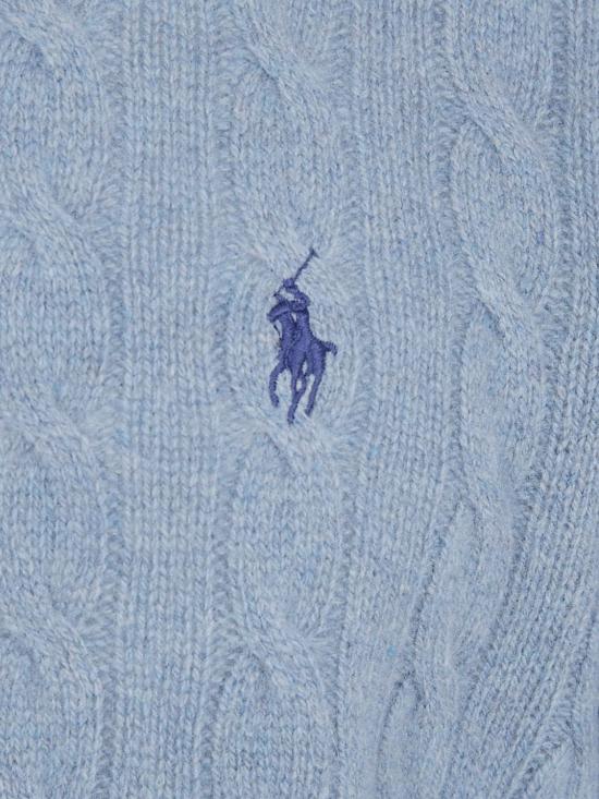 26FW 폴로 랄프로렌 케이블 니트 스웨터 710876762 506 Turquoise - POLO RALPH LAUREN
