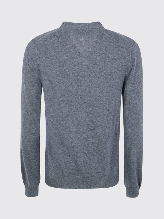 26FW 꼼데가르송 V넥 하트 와펜 가디건 AXN008 3 Grey - COMME DES GARCONS