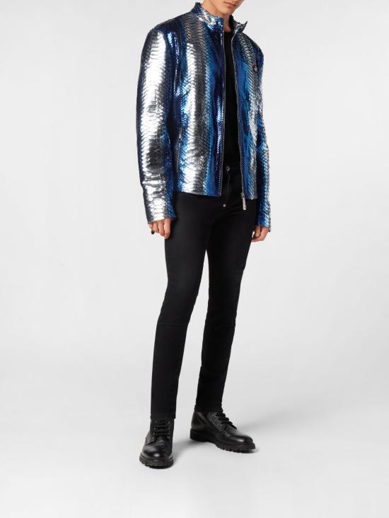 26FW 필립 플레인 자켓 PADCMLB1860PLE029P 07 Turquoise - PHILIPP PLEIN