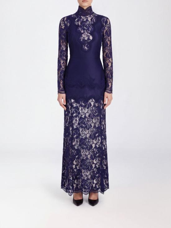 26FW 파코라반 롱 원피스 83623 P481 Navy