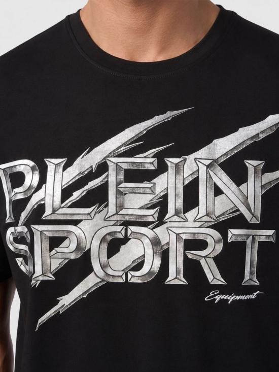 26FW 플레인스포츠 반팔 티셔츠 FAFCMTK9168STE003N 02 Black - PLEIN SPORT