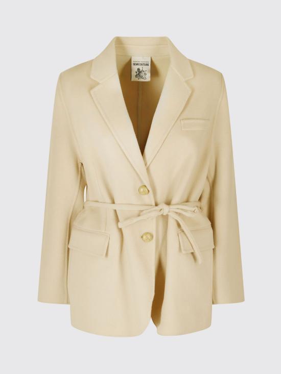 26FW 세미쿠튀르 코트 Y6WV03 W751 Beige - SEMI-COUTURE