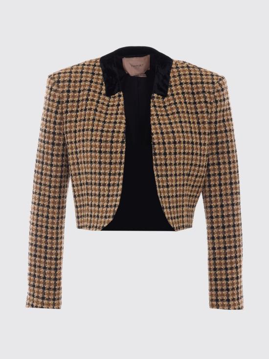 26FW 트윈셋 자켓 262TT2130 14022 Brown - TWINSET