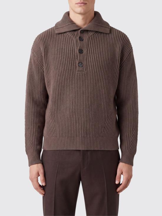26FW 드리스 반 노튼 스웨터 2620212384744 703 Brown
