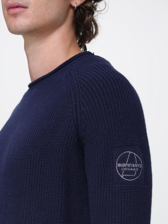 26FW 머피 앤 나이 스웨터 M55600 F03800 Blue - MURPHY & NYE