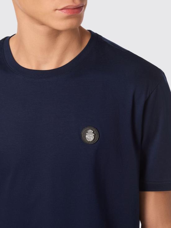 26FW 빌리어네어 반팔 티셔츠 WAECMTK8343BTE004N 24 Navy - BILLIONAIRE