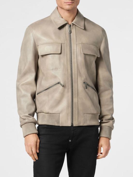 26FW 필립 플레인 자켓 SAECMLB1932PLE010N 06 Beige