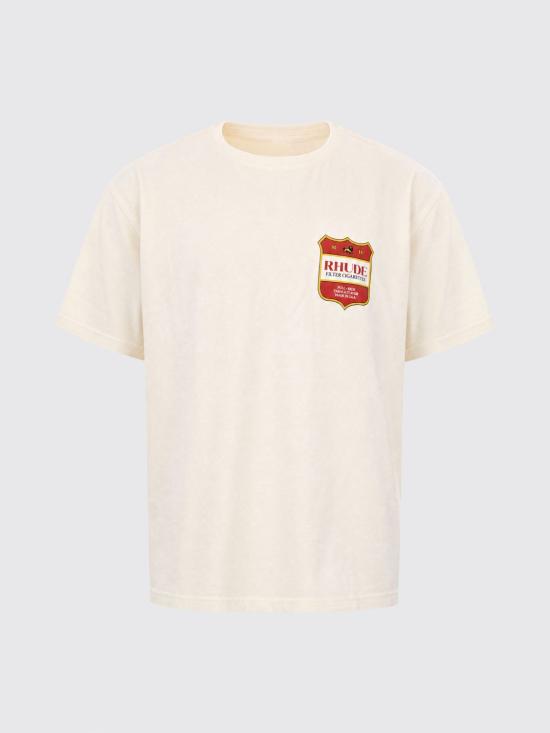 26FW 루드 반팔 티셔츠 RHPF26TT01012 6498 White - RHUDE
