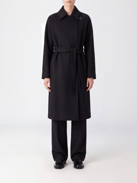 26FW 페이 코트 NAW54533760YMV B999 Black