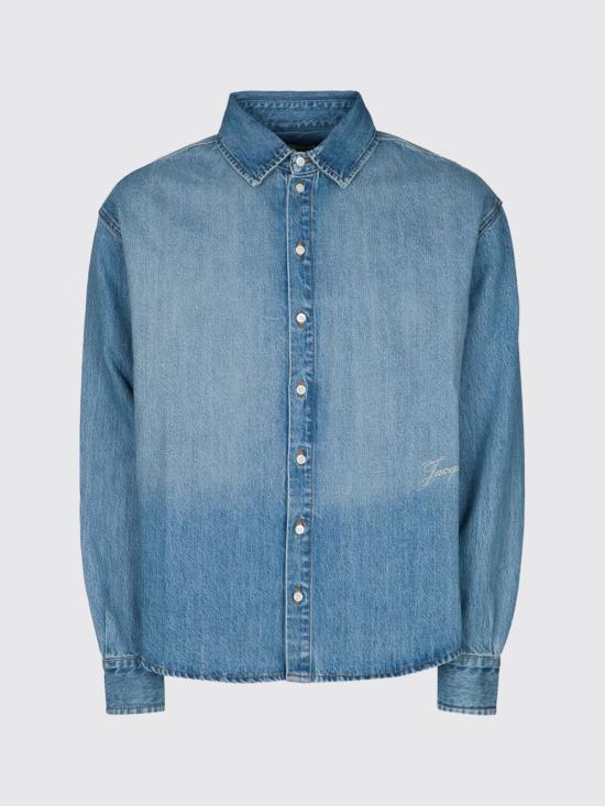 26FW 자크뮈스 시몽 드 님 데님 셔츠 SHM00545AD00017 33C Blue - JACQUEMUS