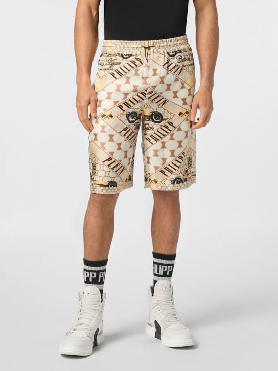 26FW 필립 플레인 숏팬츠 PAECMRT1541PTE028N 06 Beige - PHILIPP PLEIN