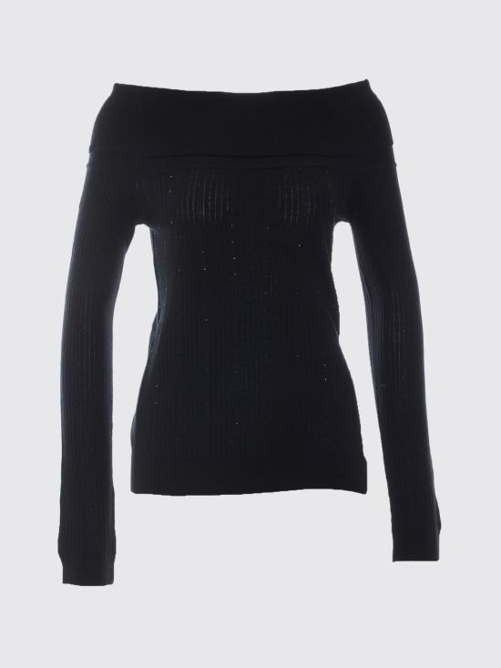 26FW 리우조 스웨터 WF6099MA77Q 22222 Black - LIU JO